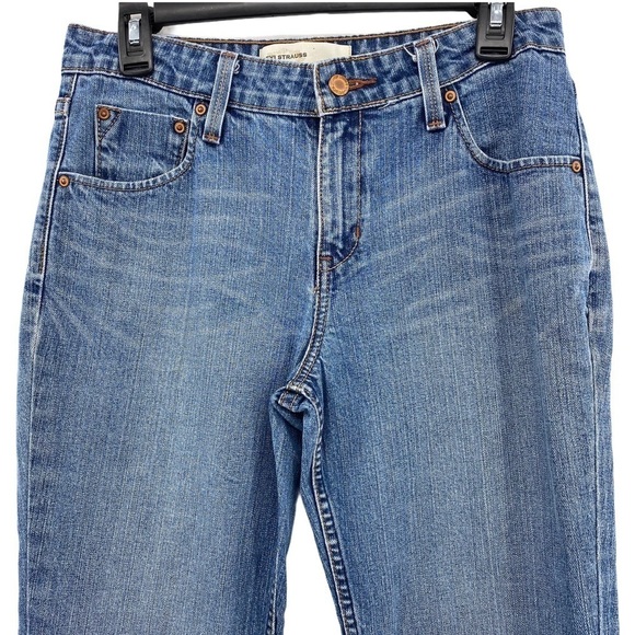 Levi Strauss Signature Mid Rise Bootcut Blue Jeans Women’s Size 6 - Picture 4 of 10